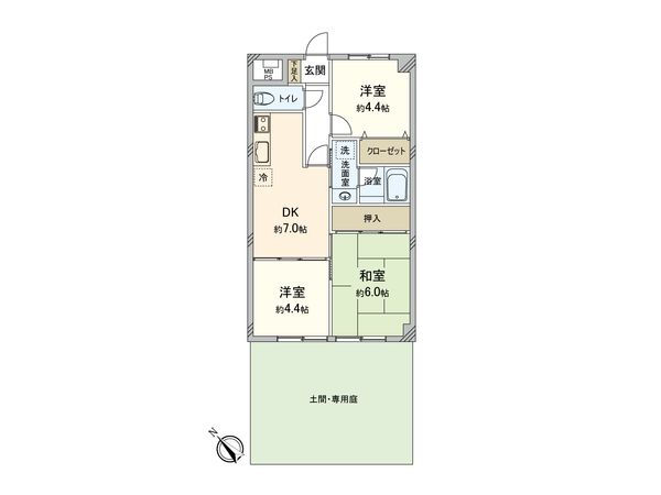 センチュリー小平 間取図(平面図) 間取図(平面図)