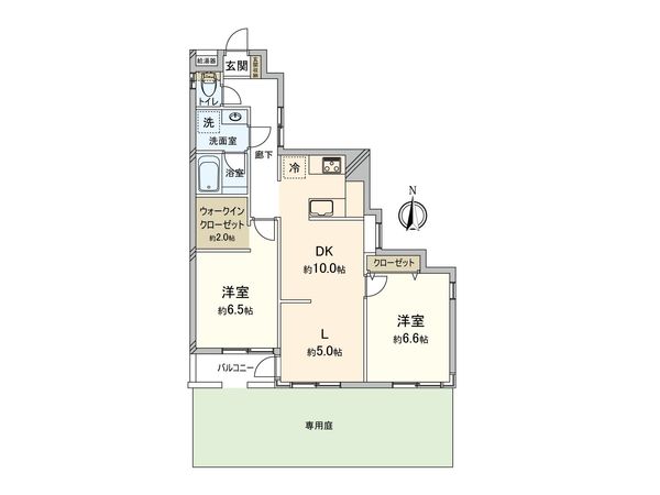 ライオンズマンション花小金井第2 間取図(平面図) ライオンズマンション花小金井第2 間取図(平面図)