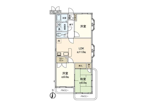 間取図(平面図)