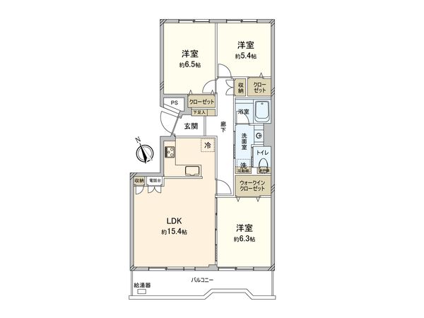 西原グリーンハイツ 9号棟 間取図(平面図) 西原グリーンハイツ 9号棟 間取図(平面図)