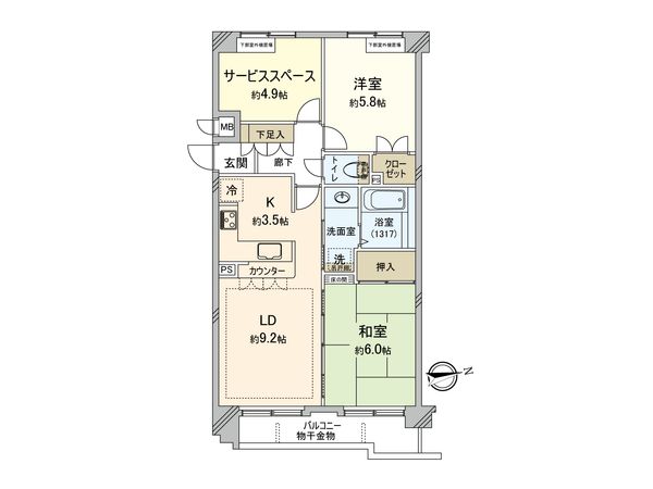 間取図(平面図)