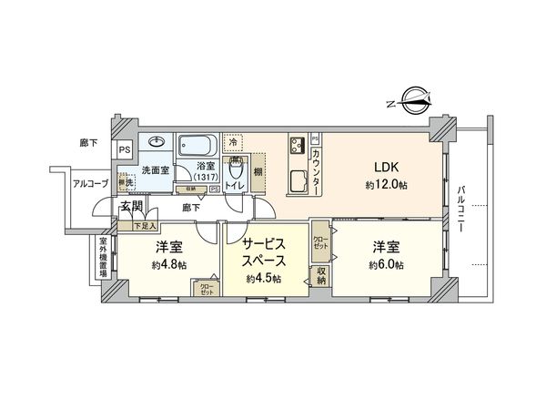 間取図(平面図)