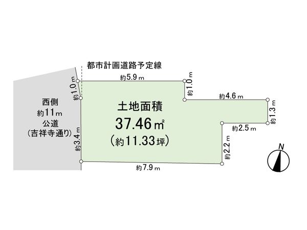 練馬区関町南2丁目 土地 区画図 練馬区関町南2丁目 土地 区画図