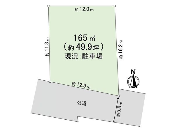 練馬区石神井台4丁目 土地 区画図 区画図