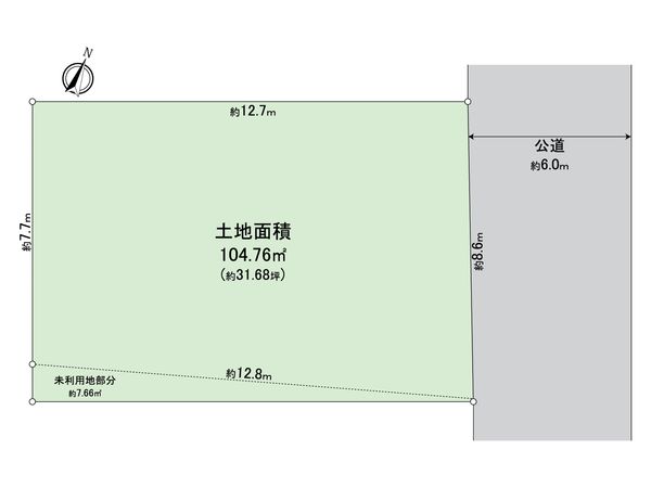 練馬区上石神井南町 土地 区画図 区画図