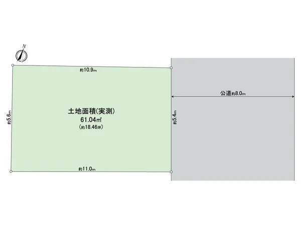 【区画図】武蔵関駅北口商店会にも近く住環境良好