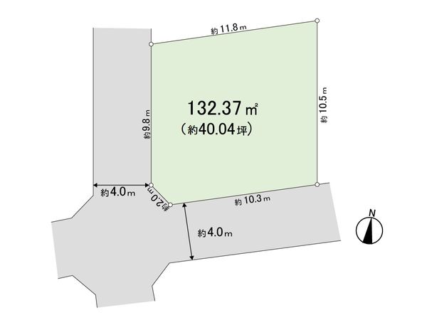 練馬区石神井台8丁目 土地 区画図