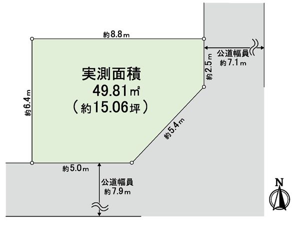 杉並区下井草5丁目 土地 区画図 杉並区下井草5丁目 土地 区画図