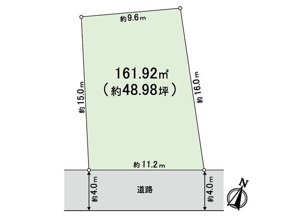 練馬区上石神井1丁目 土地 区画図 練馬区上石神井1丁目 土地 区画図