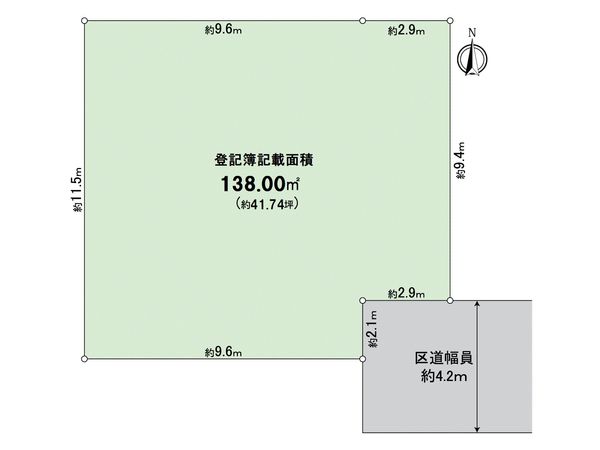 練馬区上石神井3丁目 土地 区画図 練馬区上石神井3丁目 土地 区画図