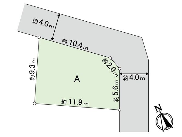 練馬区桜台5丁目 新築戸建 A号棟 区画図 区画図