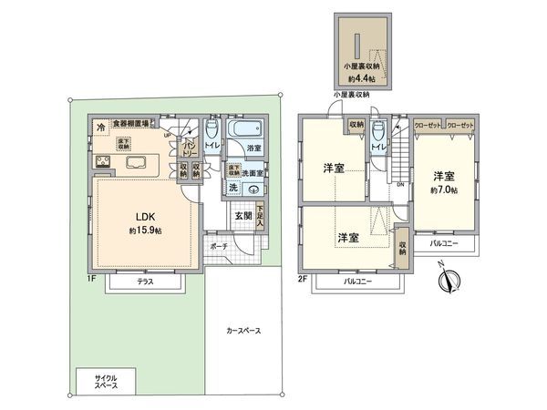 ファインコート田無 けやきの街壱番街 間取図(平面図)