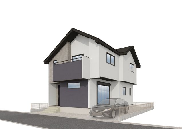 練馬区関町北5丁目 新築戸建 外観パース図 練馬区関町北5丁目 新築戸建 外観パース図