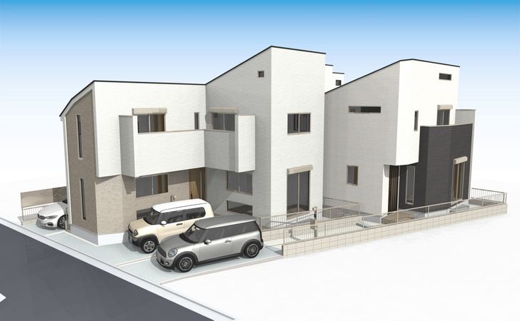 練馬区上石神井南町 新築戸建 1号棟 外観 練馬区上石神井南町 新築戸建 1号棟 外観