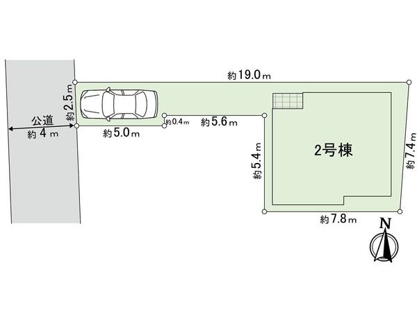 練馬区上石神井南町 新築戸建 2号棟 間取図(平面図) 練馬区上石神井南町 新築戸建 2号棟 間取図(平面図)