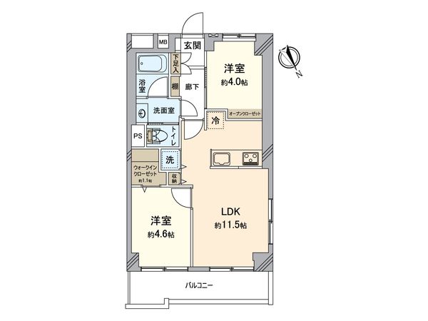 武蔵関サンハイツ 間取図(平面図) 武蔵関サンハイツ 間取図(平面図)