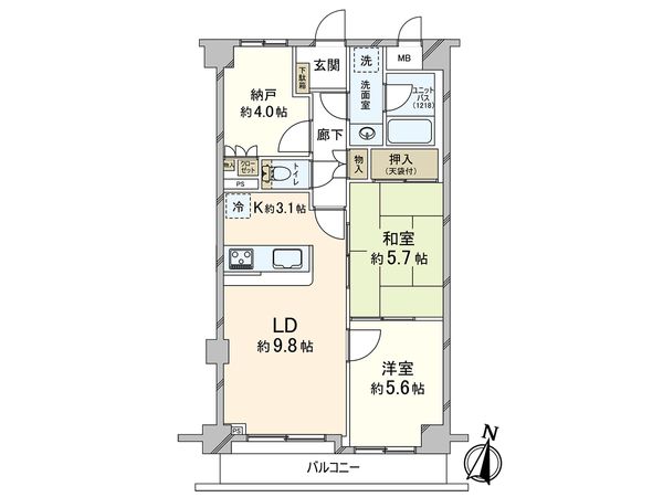 マイキャッスル武蔵関 間取図(平面図) マイキャッスル武蔵関 間取図(平面図)