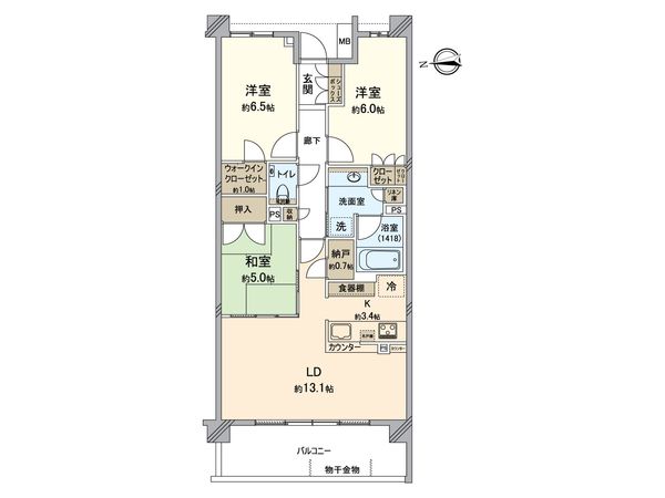 ザ・パークハウス上石神井レジデンス 間取図(平面図) 間取図(平面図)