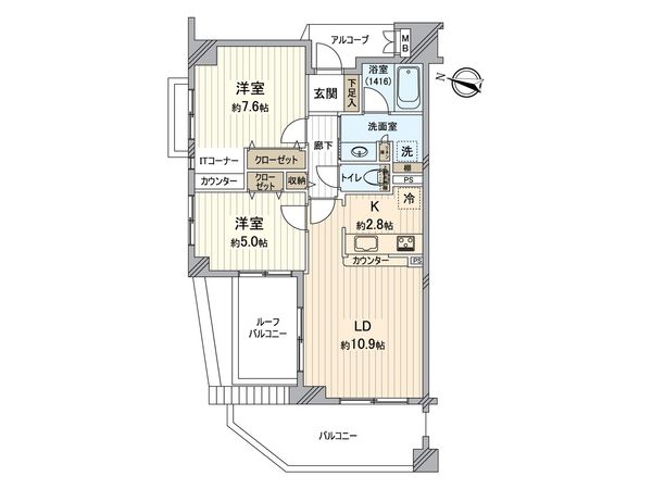 セザール石神井台 間取図(平面図) 間取図(平面図)