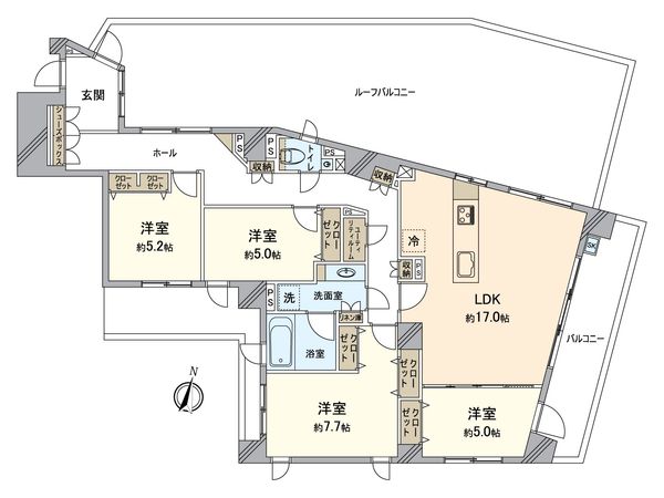 パークホームズ武蔵関 間取図(平面図) パークホームズ武蔵関 間取図(平面図)
