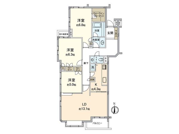 パークハイム石神井 間取図(平面図) パークハイム石神井 間取図(平面図)