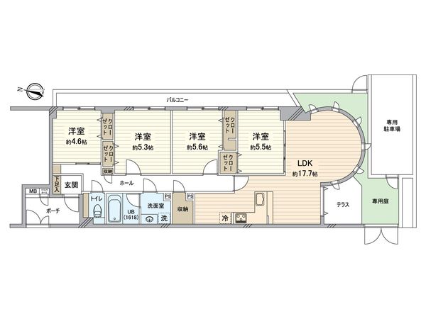 ラヴィドール杉並上井草 間取図(平面図)