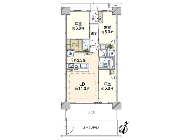Brillia City石神井公園ATLAS 8号棟 間取図(平面図) Brillia City石神井公園ATLAS 8号棟 間取図(平面図)