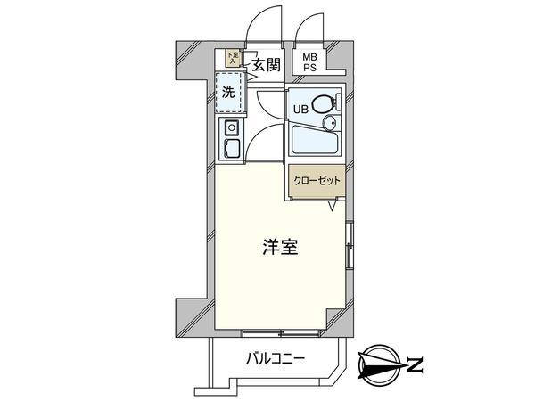 レクセル武蔵関 間取図(平面図)