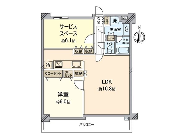 日神パレステージ武蔵関 間取図(平面図) 日神パレステージ武蔵関 間取図(平面図)