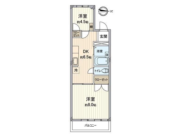 武蔵関サンハイツパート2 間取図(平面図) 武蔵関サンハイツパート2 間取図(平面図)