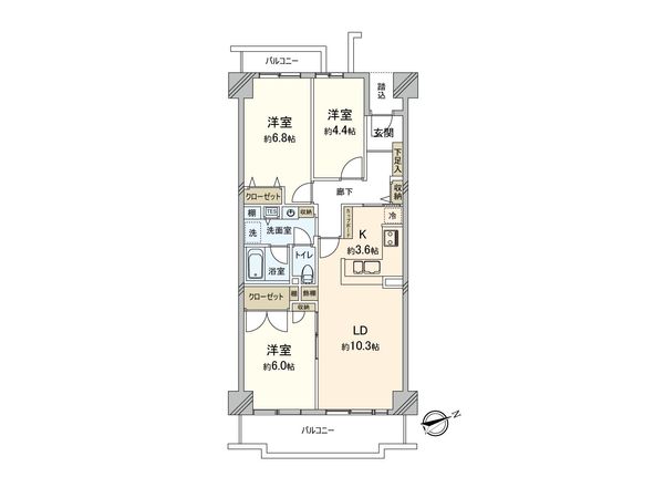 成増ハウス 間取図(平面図) 成増ハウス 間取図(平面図)