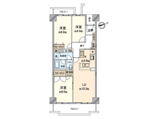 成増ハウス 間取図(平面図) 成増ハウス 間取図(平面図)
