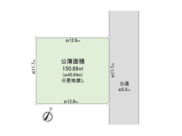東村山市青葉町2丁目 土地 区画図 東村山市青葉町2丁目 土地 区画図