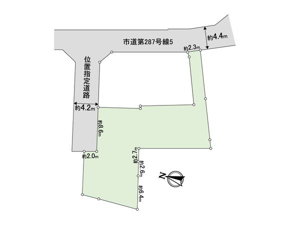 東村山市本町1丁目 土地 区画図 東村山市本町1丁目 土地 区画図