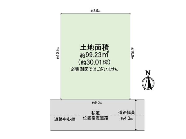 東村山市恩多町5丁目 土地 区画図 東村山市恩多町5丁目 土地 区画図