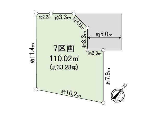 東村山市栄町3丁目 土地7区画 区画図 東村山市栄町3丁目 土地7区画 区画図