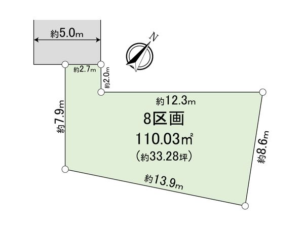 東村山市栄町3丁目 土地8区画 区画図 東村山市栄町3丁目 土地8区画 区画図