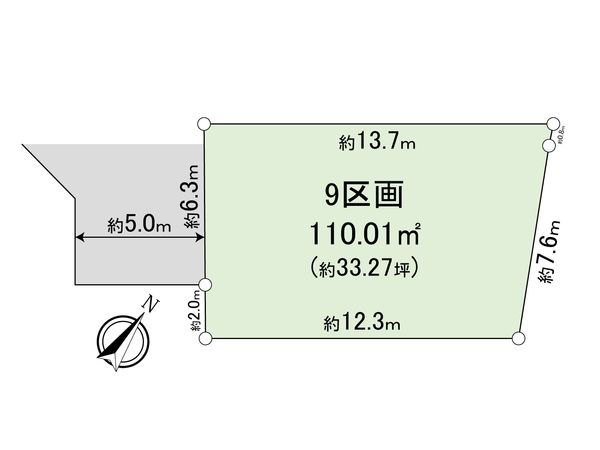 東村山市栄町3丁目 土地9区画 区画図 東村山市栄町3丁目 土地9区画 区画図