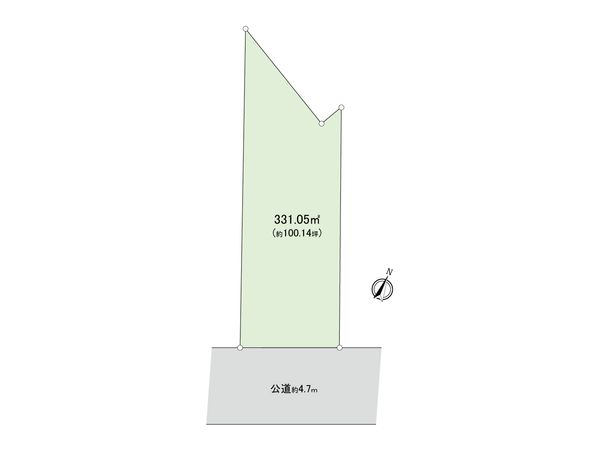 東村山市廻田町1丁目 土地 区画図 東村山市廻田町1丁目 土地 区画図