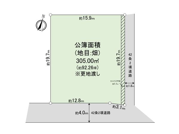 東大和市清水5丁目 土地 区画図 東大和市清水5丁目 土地 区画図