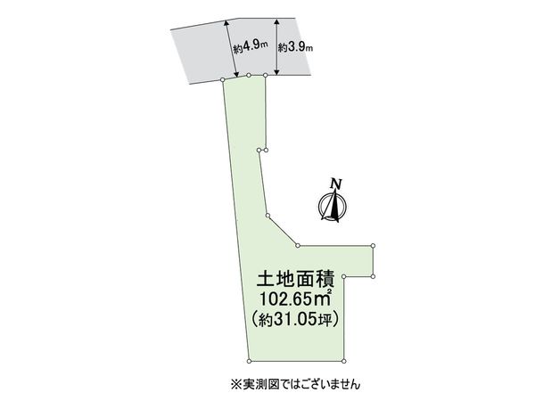 東村山市青葉町3丁目 区画図 東村山市青葉町3丁目 区画図