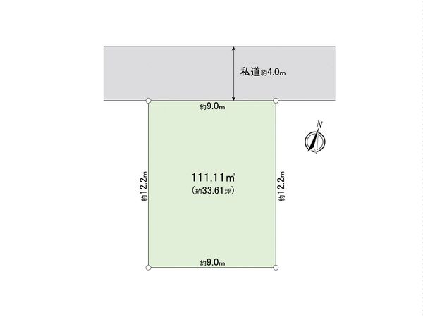 東村山市恩多町2丁目 土地 区画図 東村山市恩多町2丁目 土地 区画図