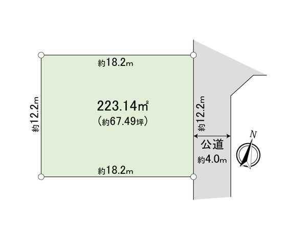 東村山市富士見町3丁目 土地 区画図 区画図