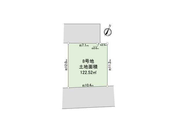 東村山市恩多町1丁目 土地 8区画 区画図