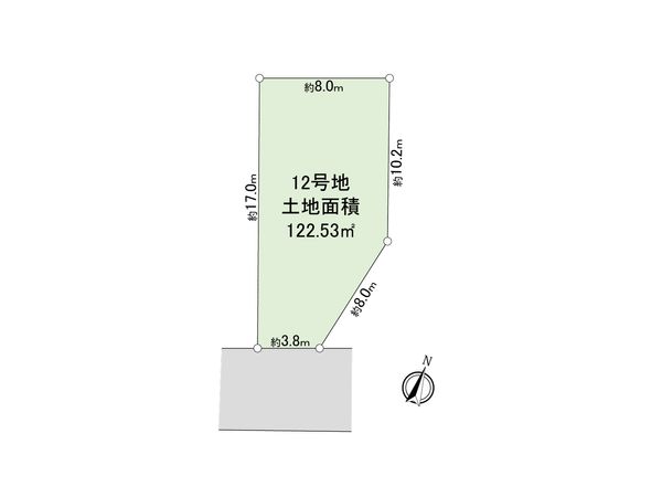 東村山市恩多町1丁目 土地 12区画 区画図