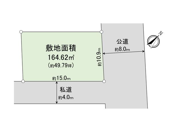 東村山市栄町2丁目 土地 間取図