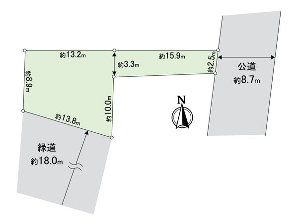 東村山市萩山町1丁目 土地 区画図 東村山市萩山町1丁目 土地 区画図