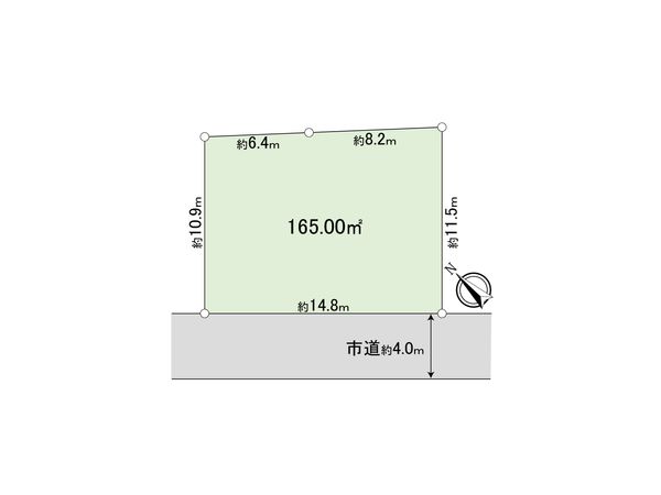 東村山市栄町3丁目 土地 区画図 東村山市栄町3丁目 土地 区画図