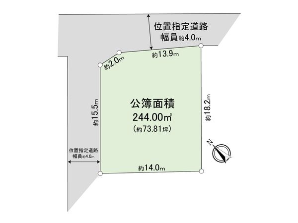 東村山市恩多町5丁目 土地 区画図 東村山市恩多町5丁目 土地 区画図