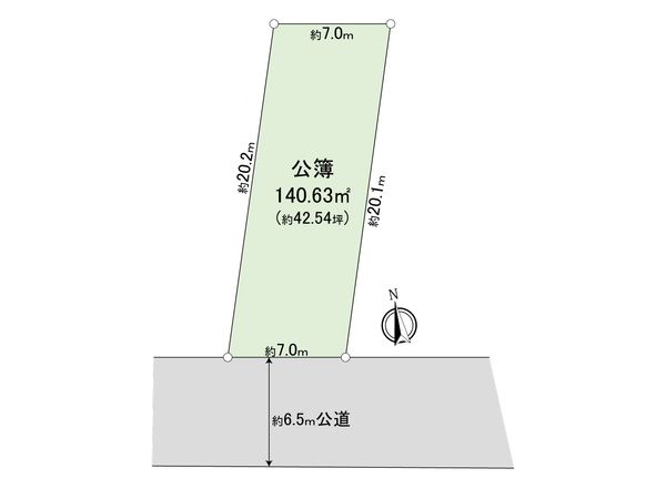 東村山市萩山町1丁目 土地 区画図 東村山市萩山町1丁目 土地 区画図